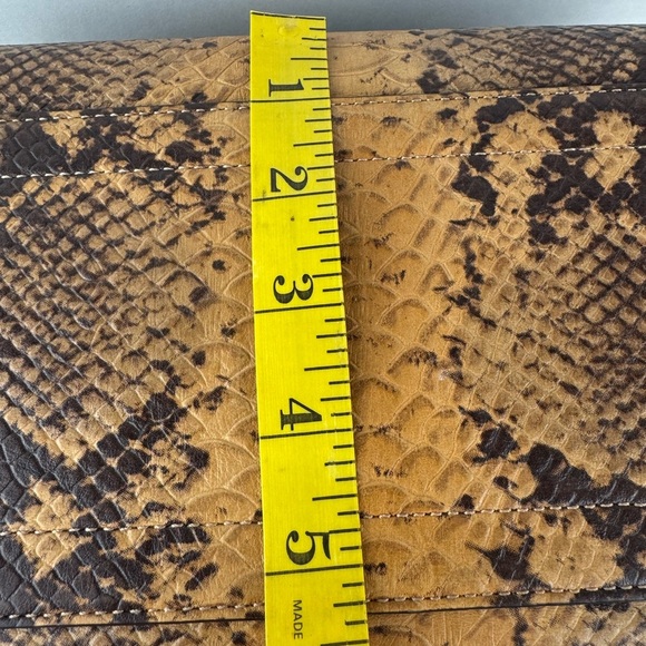 Coach Brown and Black Snake Print Handbag - Picture 13 of 17